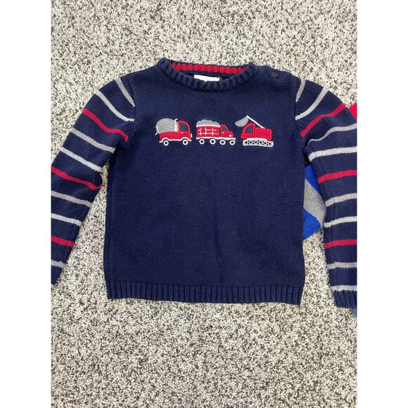 Hanna Andersson Toddler Boys Sweater Bundle Size 3T, Striped Knit Construction - Picture 2 of 12